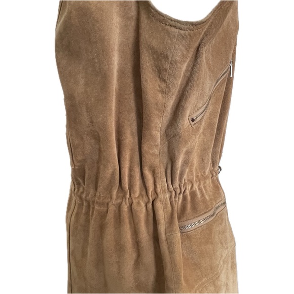 Vintage Danier Leather Suede Hooded Sleeveless Jacket Women’s US XS; UK 8 - 10 - Picture 9 of 12